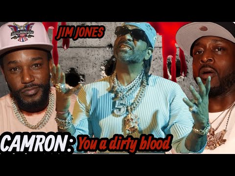 CAMRON: JIM JONES A DIRTY BLOOD WHO CANT PAY HIS RENT OR HEAT BILLS. JOMO: PULL UP AND FIGHT!