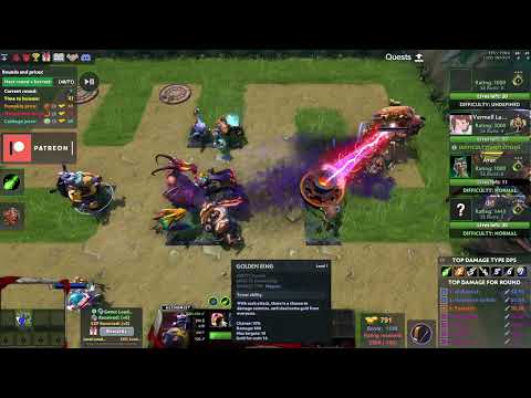 DOTA 2 arcade - FARM TD - MUTATION full gameplay 2 - 312 final round kills