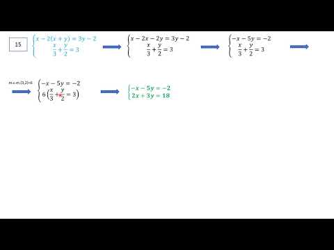 Vídeo: Resolución dun sistema de ecuacións non normalizado