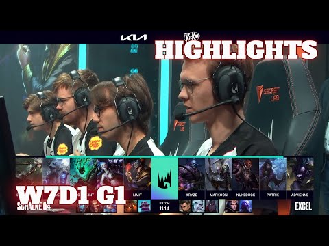 S04 vs XL - Highlights | Week 7 Day 1 S11 LEC Summer 2021 | Schalke 04 vs Excel