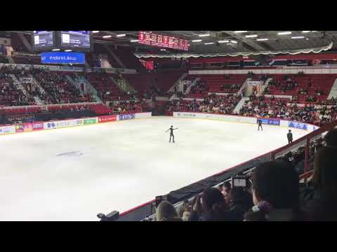 Yuzuru HANYU FS practice 02/11/2018 GP Helsinki 2018