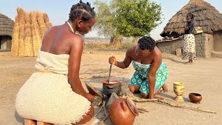 African village Life / Cooking Porridge For Family #shortvideo #africa