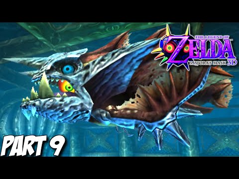 The Legend of Zelda Majora's Mask 3D Gameplay Walkthrough Part 9 - Great Bay Temple - Nintendo 3DS