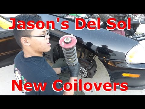 Jason's Del Sol: New Coilovers (Buddy Club N+)