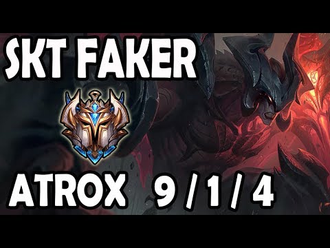SKT Faker Aatrox vs Zoe 🔥 Ranked Challenger Korea