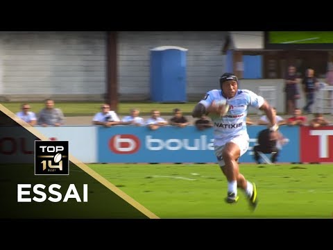 TOP 14 - Essai Anthony TUITAVAKE (R92) - Racing 92 - Castres - J1 - Saison 2017/2018