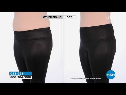 DG2 by Diane Gilman Slim and Sleek Coated Knit Legging  ...