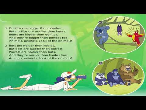 Listening comprehension 4th a-b-c unit 4 wild animals