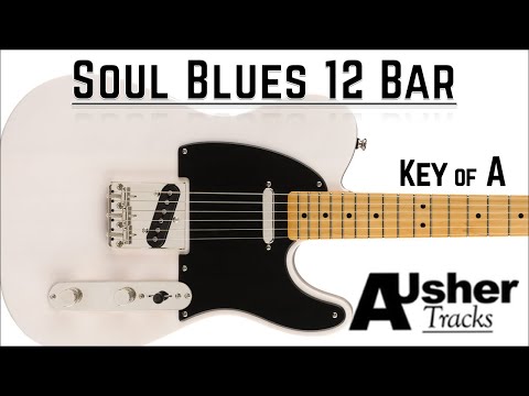 Soul Blues in A major | Guitar Backing Track