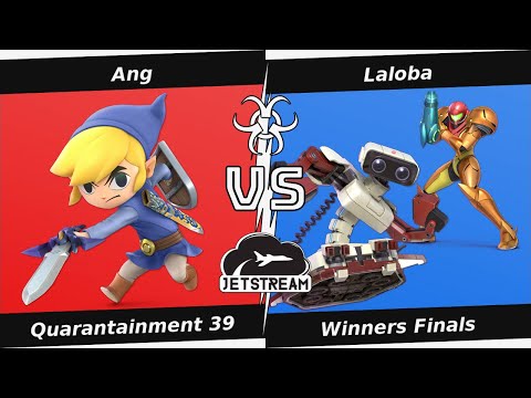 Quarantainment 39 Winners Finals - Ang (Toon Link) Vs. Laloba (Samus, ROB) Smash Ultimate - SSBU