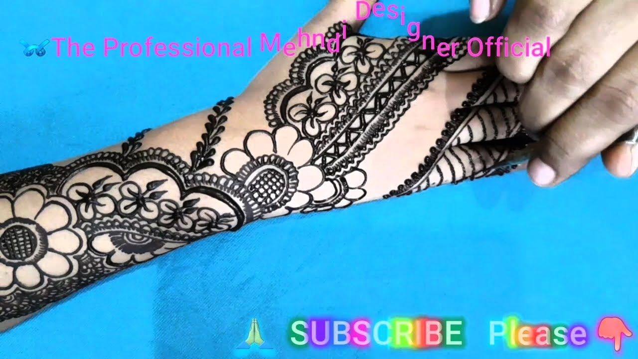 Best Full Hand Mehndi Design | Simple Easy Mehndi Design