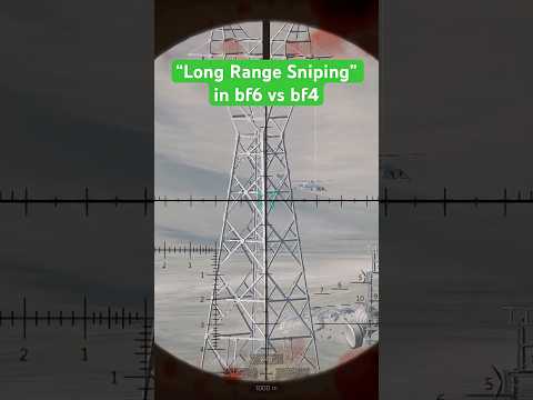 “Long Range Sniping” is very different depending on which Battlefield you play #battlefield #sniping