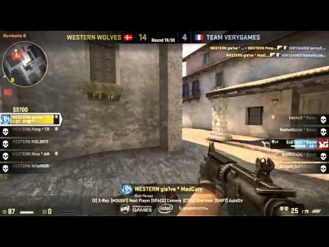 CS GO: CPH Games VeryGames vs Western Wolves de_inferno gla1ve 1vs3 SL4M Lol