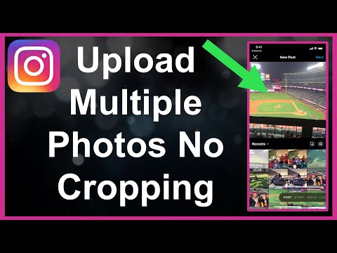 How To Upload Multiple Photos Without Cropping To Instagram