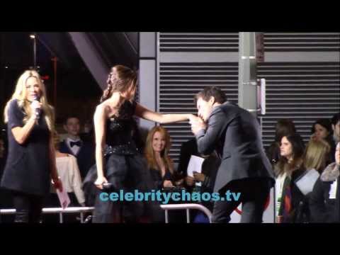 Zoey Deutch and Danila Kozlovsky share some love at Vampire Academy