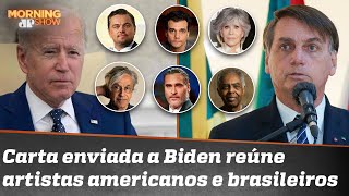 Di Caprio, Caetano, Moura… Artistas clamam para que Biden não faça acordo com Bolsonaro