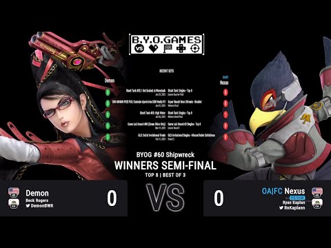 BYOG #60 | Demon (Bayonetta) Vs. Nexus (Falco) | Top 8 Winners Semi-Final
