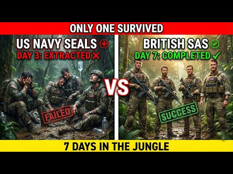 US Navy SEALs vs British SAS: Only One Team Survived the Jungle... 😱