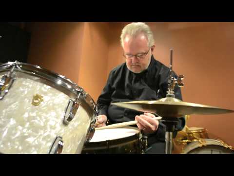 Steve Maxwell Vintage Drums - (New Ludwig Legacy Kit and Vintage Black Beauty - 12/13/12)