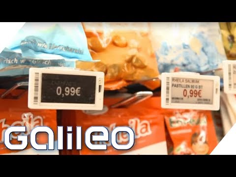 How do electronic price tags work? | Galileo | ProSieben