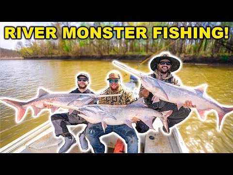 Fishing GIANT RIVER for MONSTER FISH!!!