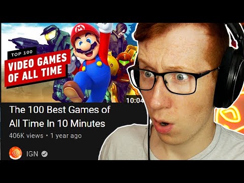 Patterrz Reacts to IGNs Terrible 100 BEST Games List