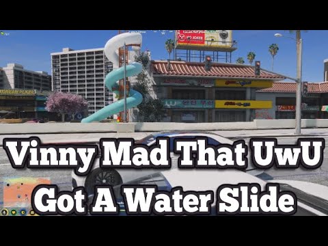 Vinny Mad That UwU Got A Water Slide | No-Pixel 3.1
