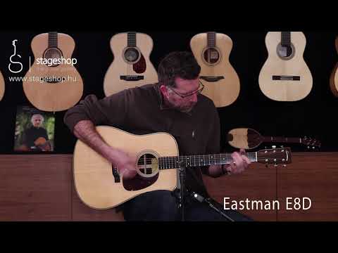Eastman E8D acoustic guitar demo in Stageshop