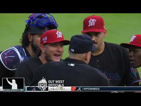 Ejections 086-88 - Marlins' Pablo Lopez, Don Mattingly & Mel Stottlemyre ejected after Acuña HBP
