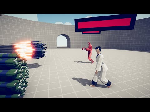 TAEKWONDO CHAMPION  + BOXER vs EVERY GOD - TABS - Totally Accurate Battle Simulator
