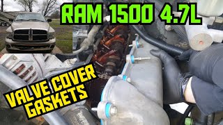 How to replace the valve cover gaskets on 2002-2007 Dodge Ram 1500 4.7L