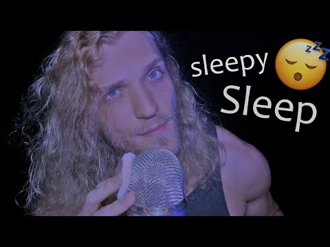 ASMR Sleep Relaxation 🥱😴😪 Relaxing Male Voice, Rain Sounds, Ramble, Hand Movements, Face Touching ❄️