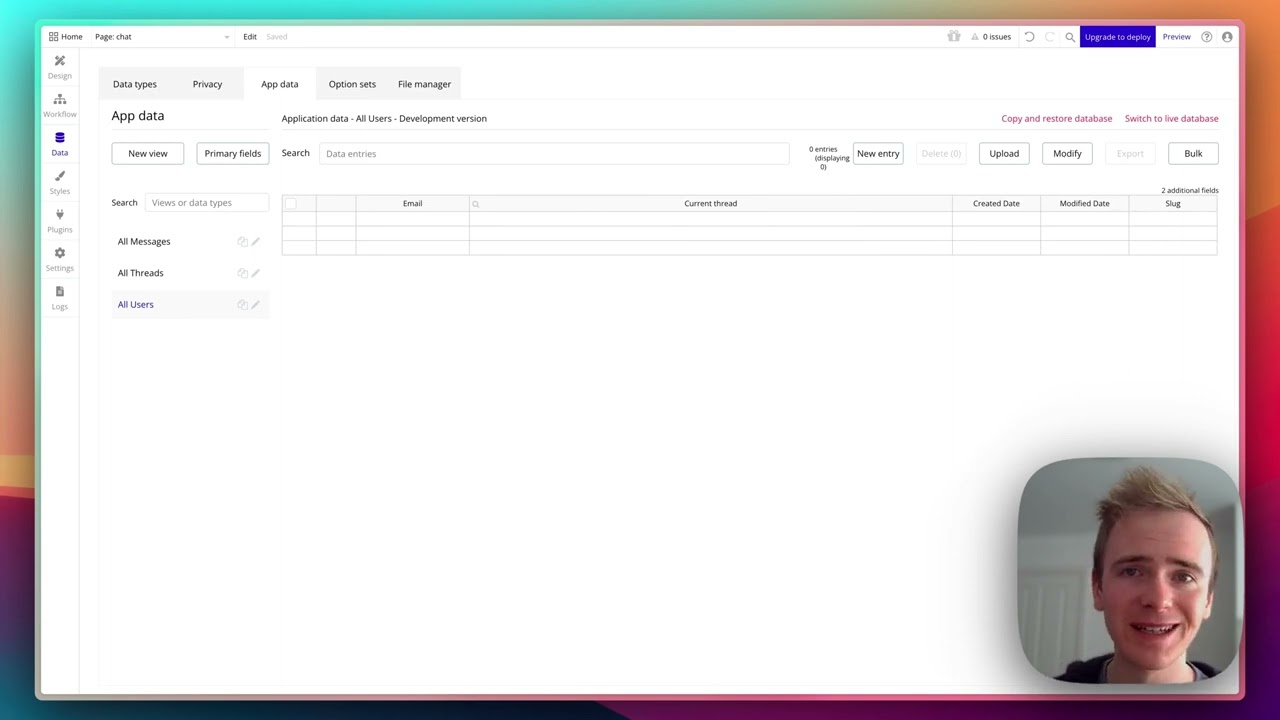 OpenAI Udemy - How does Bubble handle users thumbnail