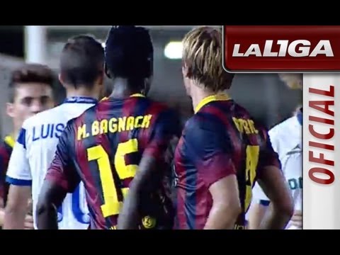 Resumen de FC Barcelona B (1-0) Real Zaragoza - HD