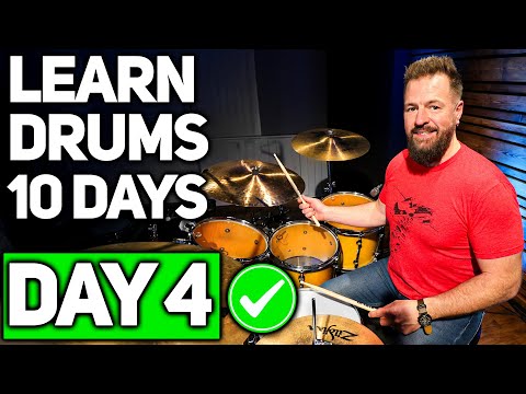 Drums Lesson 4 - This FIRST DRUM FILL is Used in THOUSANDS of Songs! [Free 10 Day Starter Course]