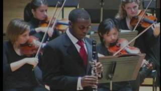 Kazem Abdullah Performs Copland Clarinet Concerto - Part 1