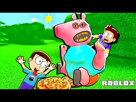 Roblox Hungry Pig 🐷 | Shiva and Kanzo Gameplay