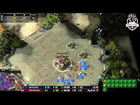 Archon Mode -  ZvT Nerchio/Bly vs Qxc/Beatyqt p1 - 1080p/60fps