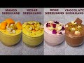 4 Different Flavoured Shrikhand Healthy Summer Dessert Shrikhand Recipe