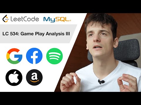 LeetCode 534: Game Play Analysis III [SQL]