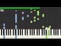 Coldplay - Trouble | Adelina Piano synthesia tutorial