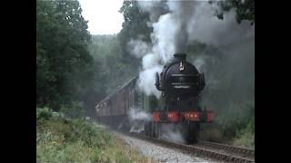 N2 1744 with a dead N7 starts to come to grief on the 1 in 49 at Beckhole during the Autumn gala.