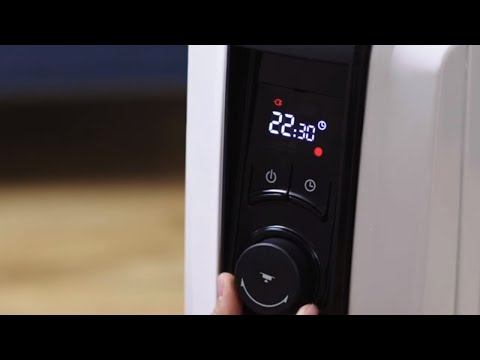 Dragon 4 Pro oil-filled radiator | Timer operation mode