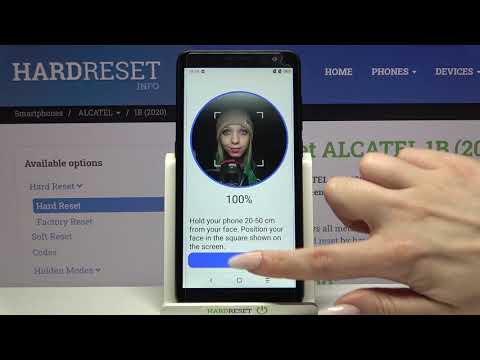 How to Set Up Face Unlock – Security Options on ALCATEL 1B (2020)