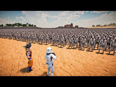 SON GOKU & STORMTROOPER VS 1,000,000 ZOMBIES - Ultimate Epic Battle
