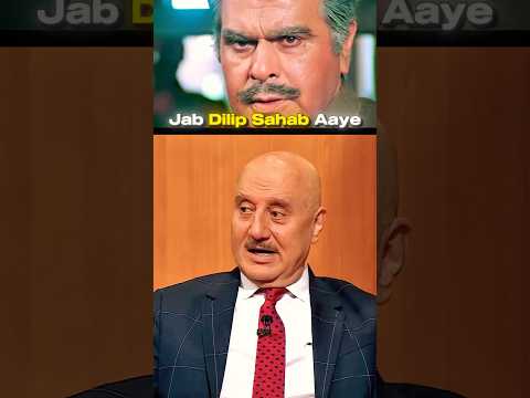 Anupam Kher Shocking Story with Dilip Kumar in Karma Movie 😱🤯 #podcast #dilipkumar  #shorts