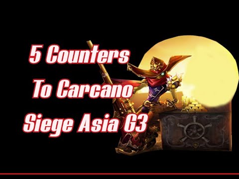 Summoners War- 5 Counters to CARCANO Defenses SEASON 3 Meta! [G3 Asia Server]