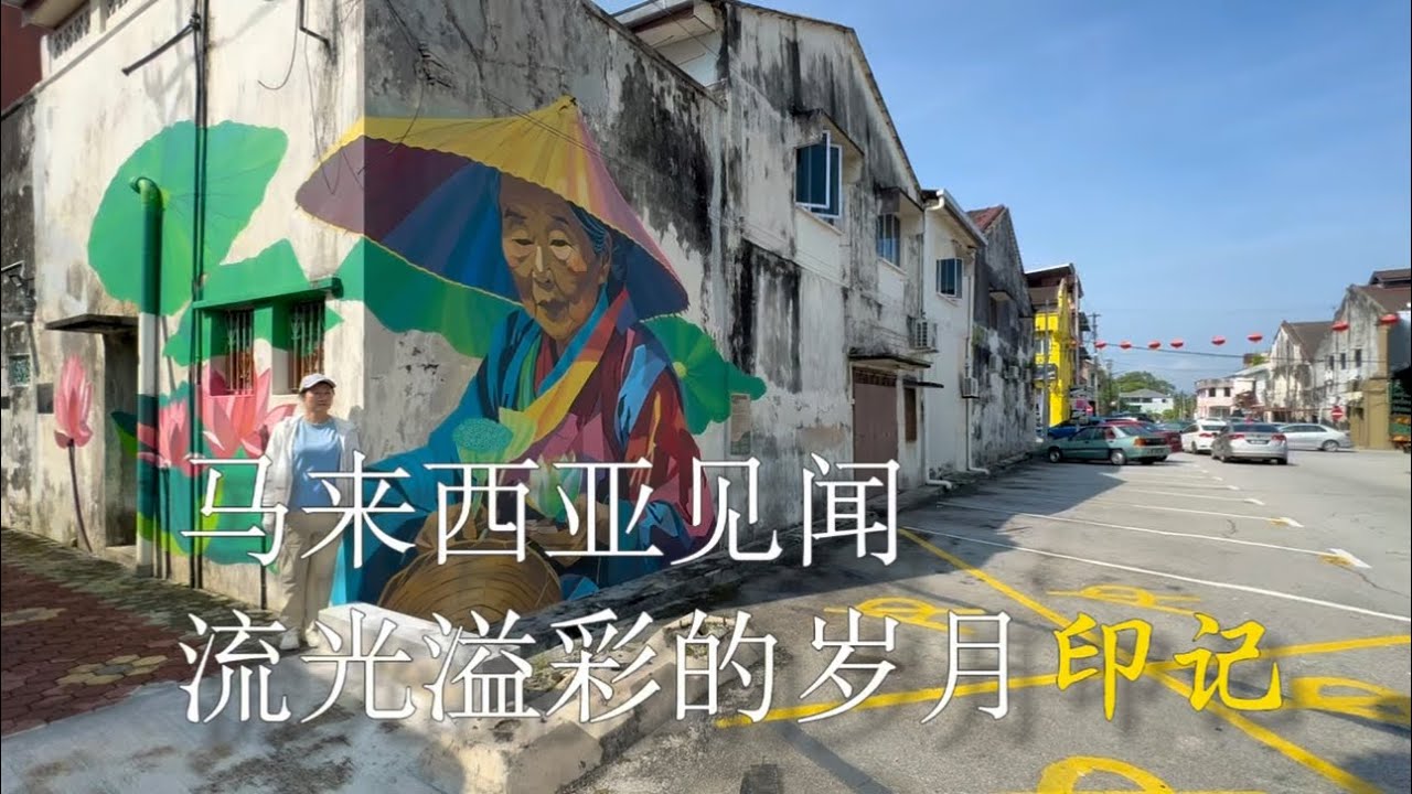 马来西亚见闻：流光溢彩的岁月印记 #马来西亚 #霹雳州 #壁画 #街景 ￼￼