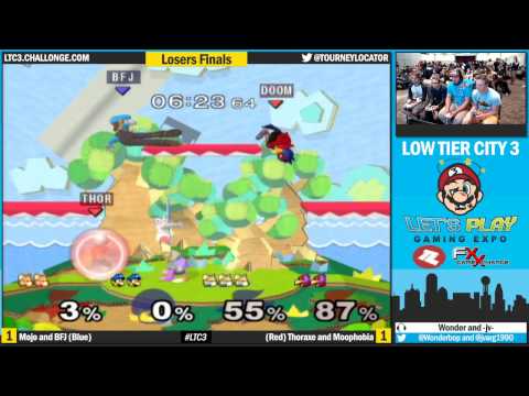 LTC3 Melee - Mojo & BFJ vs Thoraxe & Moophobia - Losers Finals