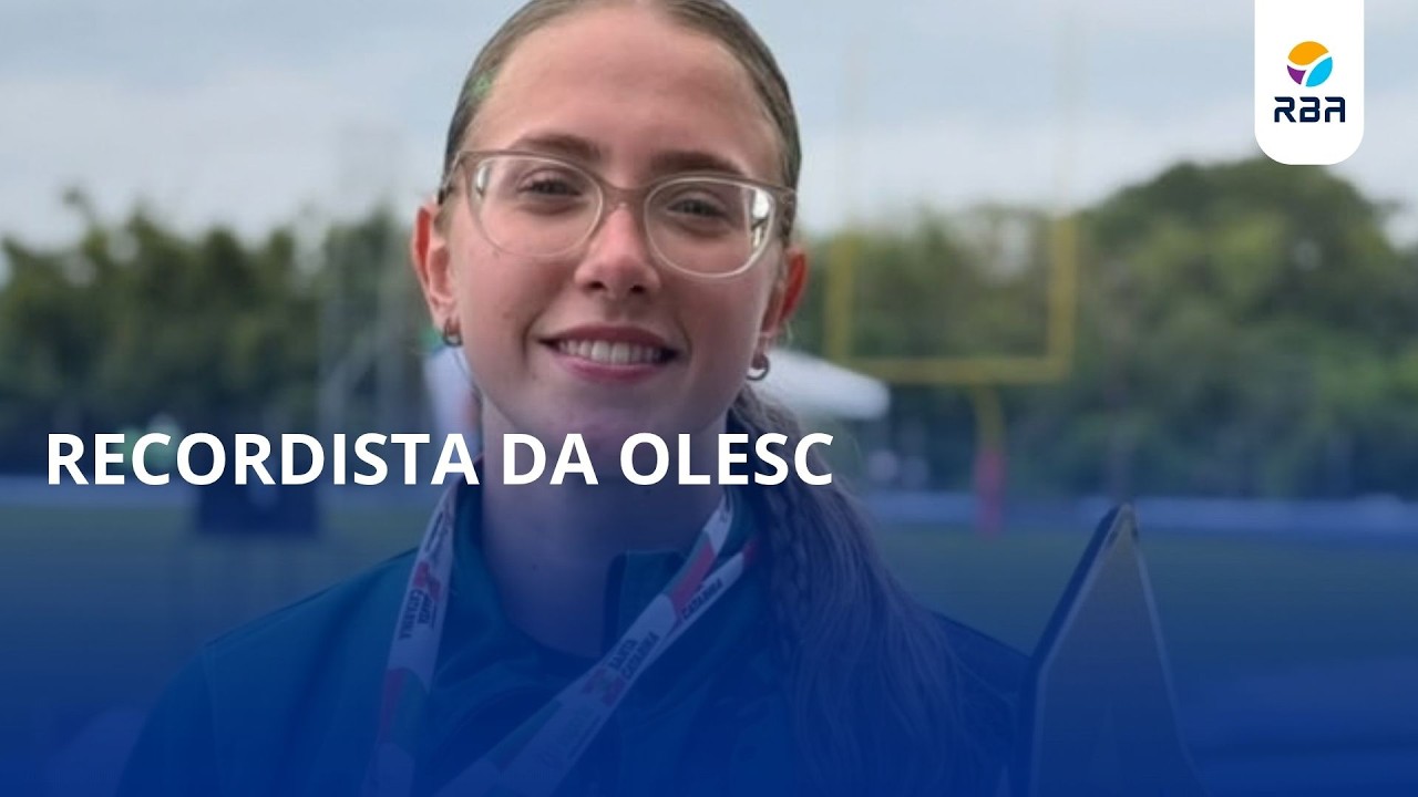 Recordista da OLESC: Luiza Borges conquista dois ouros em Timbó